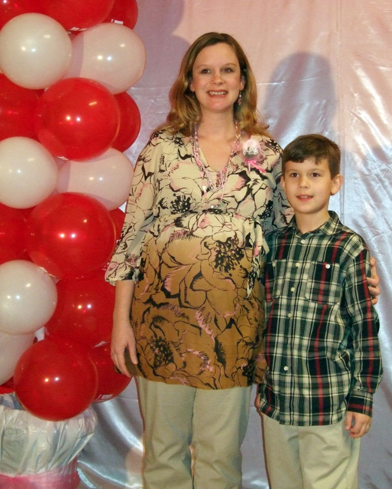 photo of mother and son